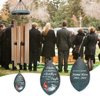 Personalized Memorial Wind Chimes, 36" Sympathy Wind Chimes, Cardinal Wind Chime, Deep Tone Chimes for Loss of Loved Dad/Mom, Loving Memory Gifts Outside - Image 4