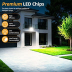45W LED Outdoor Security Flood Lights,AC 120-277 Input - Image 4