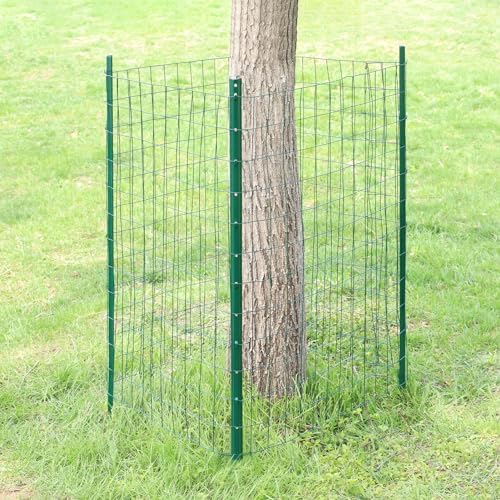 Green PVC Coated Welded Wire Fence 24" x 25' Roll, 2"x3" Mesh, 16 Gauge - Image 5