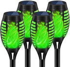 Solar Torch Lights for Garden Decor, 4 Pack 12 LED Solar Lights for Outside & 20.5'' Waterproof Solar Lights, Flame Torch Solar Lights Outdoor for Patio Path Yard Decorations by UniPNR