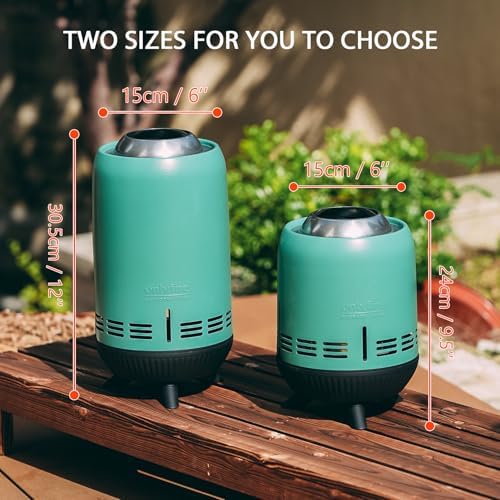 Portable Smokeless Fire Pit, 9.5” Stainless Steel Camp Stove, Blue FP055 - Image 2