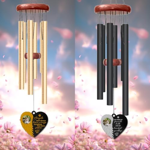 Personalized Cat Memorial Wind Chime, Custom Name & Year - Image 3