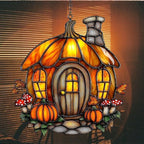 Pumpkin House Halloween Acrylic Suncatcher - Image 7