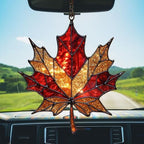 Autumn Maple Leaf Acrylic Suncatcher - Image 5
