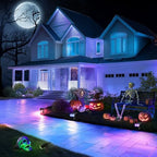 Linkind Halloween Solar Lights Outdoor Spotlight Waterproof RGB 6 Pack - Image 2
