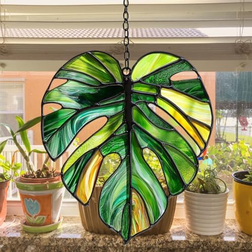 Monstera Leaf Acrylic Suncatcher - Image 4