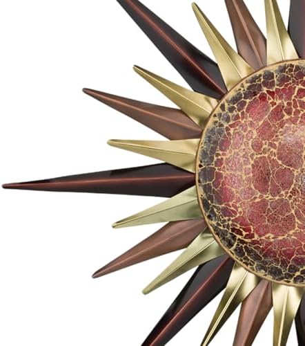 Regal Art & Gift Large Metal Sun Wall Decor, Indoor & Outdoor Sunburst Art - Image 2