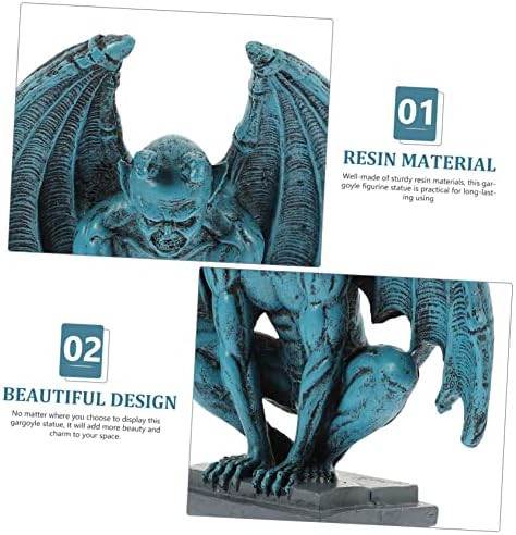 Gothic Outdoor Resin Figurine Garden Statue Decor Xmas Halloween - Image 2