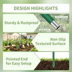 PROWORX Garden Plant Stakes, 16 Inch 70 Pack DIY 4ft 5ft 6ft Tomato Stakes - Image 6