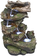 Design Toscano Mesquite Falls Illuminated Garden Fountain, 12.5 x 10 x 17.5 by DesignToscano