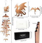 Dragon Outdoor Metal Wind Chime - Image 2