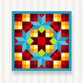 BARN QUILT Block, Beautiful Outdoor or Indoor Square, 7 Sizes, Wall Art Decor, Barn Quilt Sign, Barn Quilt Design BQ123 (34" x 34") by SignStuffInc