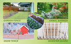 PotatoLife 4'x100' Plastic Mesh Fence for Garden with 100 Zip Ties, White - Image 5