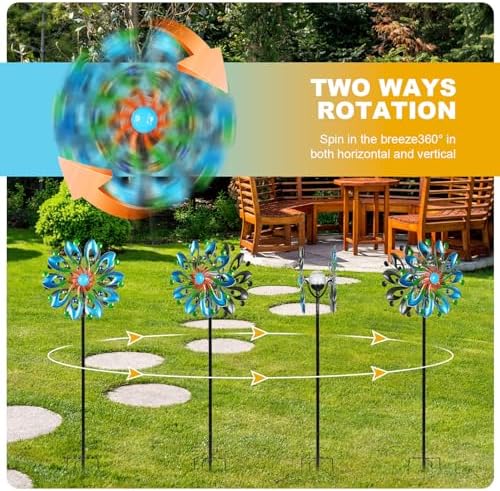 MLKNK Wind Spinners for Yard and Garden - Wind Sculptures & Spinners - Image 4