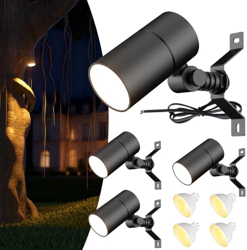 Landscape Light Tree Mount, Low Voltage Down Lights 12V 4-Pack by Makergroup