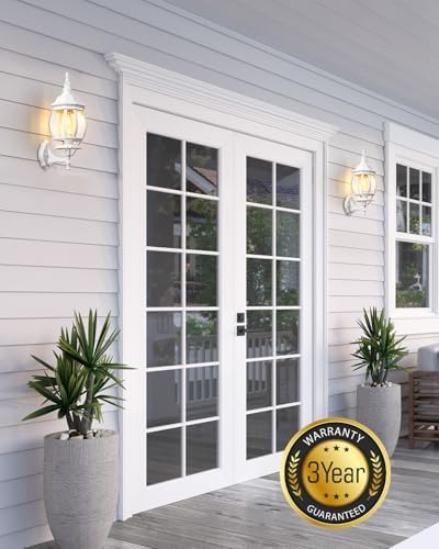 VIANIS White Dawn to Dusk Outdoor Light Fixture, 100% Aluminum Waterproof - Image 6