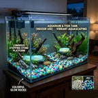 Colorful Glow-in-the-Dark Garden Stones, 2026 New Night Guide Glowing Pebbles,Beautiful Luminous Stepping Stones Glow Rocks for Walkway Patio Yard Landscaping, Fish Tank Aquarium Decor(Green,600pcs) - Image 4