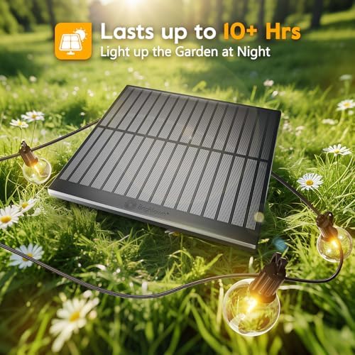 Minetom 158FT Solar String Lights Outdoor Waterproof Solar Powered - Image 3