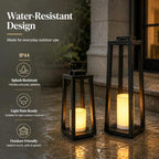 16in Metal Solar Lanterns Outdoor Waterproof,Hanging lantern，Floor Lamp - Image 4