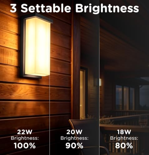 Outdoor Wall Sconce 14 Inch, IP66 Waterproof, 2640LM Brightness, ETL, 3CCT - Image 5