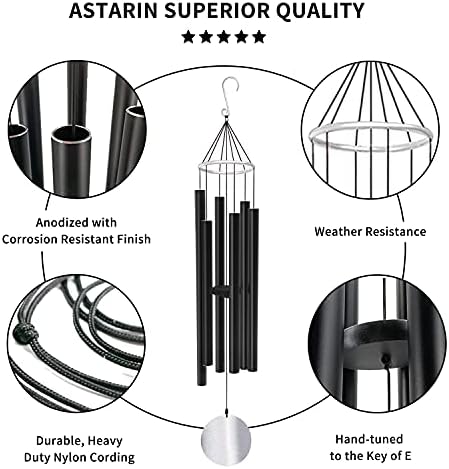 ASTARIN Wind Chimes Outdoor Large Deep Tone - Image 2