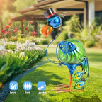 MUMTOP Solar Peacock Lights Outdoor Decoration Waterproof Lanterns - Image 2