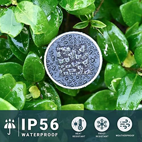 SOLPEX 24 Pack Solar Lights Outdoor, Stainless Steel Solar Pathway Lights - Image 6