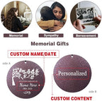 Personalized Memorial Wind Chimes, Custom Large Outdoor Metal Wind Chime, Deep Tone, Customized in Loving Memory, Sympathy Gift After Loss - Image 6