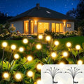 Vibrant Solar Garden Lights, Ultra Bright Solar Powered Firefly Lights Outdoor Waterproof, High Flexibility Starburst Swaying Light, 8 LED Landscape Lighting Decorative for Pathway Patio Yard by Unknown