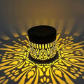 Decorative Solar Mandala Lights Outdoor Waterproof LED Metal Solar Powered Wall Fence Lights for Garden Yard Deck Step Patio Pool Lawn Back Yard Exterior Wall Decorative Lighting(#C,4PCS) by Unknown