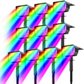 nipify Solar Spot Lights Outdoor Color Changing, Halloween RGB Spotlights by Nipify
