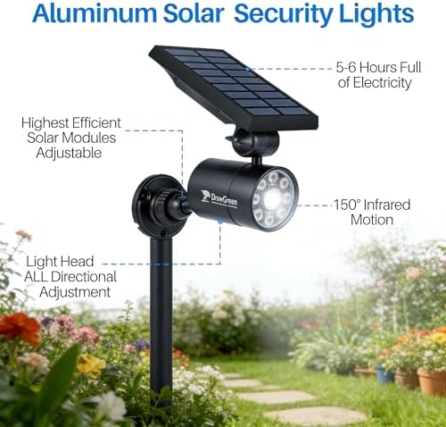 Solar Motion Sensor Lights Outdoor Waterproof - Image 3