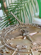 Brass Zodiac Signs Constellations Sundial -12'' Dia Home & Garden Decor Gift - Image 5