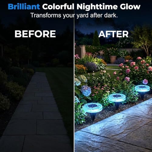 Mosaic Solar Dish Lamp, Purple, Outdoor Waterproof Floor Lamp - Image 4