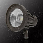 GKOLED 20W Bullet Outdoor Spotlight, 44° Beam Angle Light, 2400 Lumens Aluminum Waterproof Flag Pole Lights, 4000K Cool White, 120-277V AC, UL Listed and DLC Qualified - Image 5