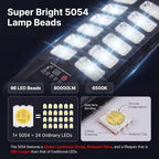 Solar Street Lights Outdoor Waterproof 1 Pack, Dusk to Dawn Outdoor Lights - Image 6