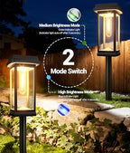 Solar Pathway Lights Outdoor, 8 Pack Upgraded Solar Garden Lights Solar Powered, Solar Lights Outdoor Waterproof IP65, 15 Hours Outdoor Solar Lights for Yard Patio Landscape Walkway Driveway Decor - Image 6