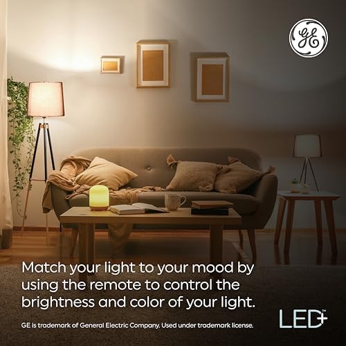 GE LED+ Color Changing PAR38 Outdoor LED Light Bulbs with Remote, 15 Watts, Outdoor Rated Floodlight (3 Pack) - Image 5