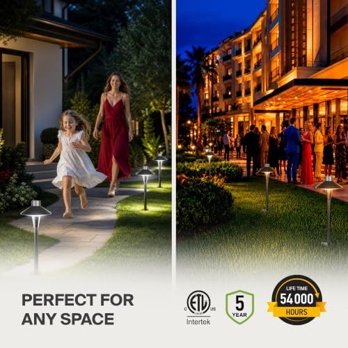 ASD Low Voltage Landscape Lighting, Outdoor Bollard Pathway Lights 5 Color - Image 2