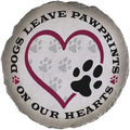 Magnolia Garden 10-Inch Dogs Leave Pawprints On Our Hearts Decorative Stepping Stone – Canine Memorial Resin Garden Tile – Dog Sympathy & Bereavement Outdoor Accent by DicksonsGifts