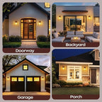 Dusk to Dawn Exterior Lighting Fixtures, Outdoor Porch Light Wall Sconce - Image 7