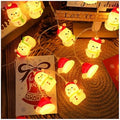 CAKERS Christmas Decor String Lights|Creative Cute Novelty Fairy Lights|Hanging Copper Wire Lights|Night Lights for Birthday Party Xmas Tree Decor,Christmas A,3m(9.8ft)-20LED-USB by CAKERS
