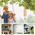 Bamboo Wind Chimes for Sound Healing Windchime for Meditation Home & Garden Decoration as Gifts G-Chord - Image 4