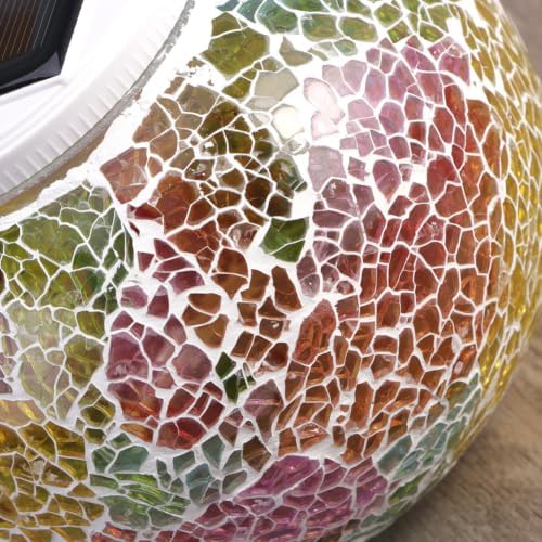 Garden Solar Lights Glass Ball Color Changing Waterproof Outdoor - Image 5