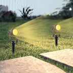 3000k,2 in 1,Solar Spot Lights Outdoor, Solar Powered RGB Landscape Lighting IP65 Waterproof Auto On/Off Spotlights for Outside Garden Yard Landscape Pathway Garage - Image 4