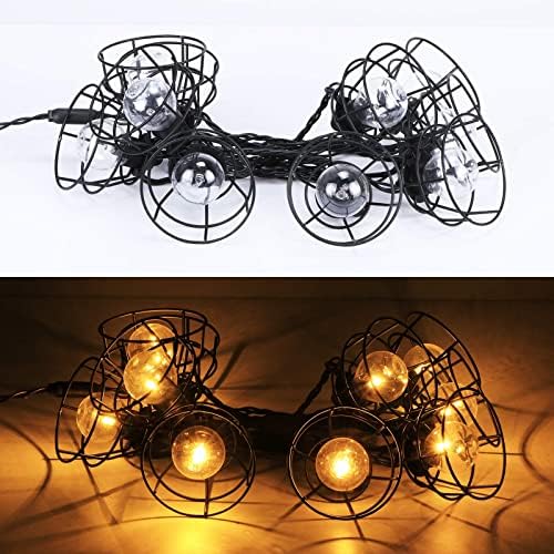 Vigdur Lantern String Lights, 10 G40 Bulbs Patio String Lights, 11FT - Image 3