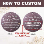 ASTARIN Large Memorial Wind Chimes for Loss of Lover30/36/45inch, Personalized Sympathy Gift Dragonfly Wind Chime, Condolence Gifts for Funeral Loss of Mom Dad - Image 6