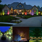 LED RGB Flood Light Stage Lighting, AC 85-265V 50W Outdoor Color Changing Lights with Remote Control, Waterproof IP65 Dimmable Wall Washer Light, Flood Lamp with 16 Colors 4 Modes - Image 3