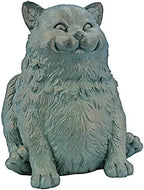 Design Toscano Sitting Phat Cat Animal Statue, 8 Inch, Resin, Faux Bronze Finish - Image 3