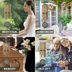 Personalized Outdoor Sympathy Wind Chimes, Mourning Wind Chimes - Image 6